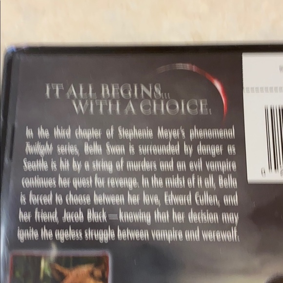 New! ⭐️Twilight, Eclipse single disc edition ⭐️ - Picture 2 of 3